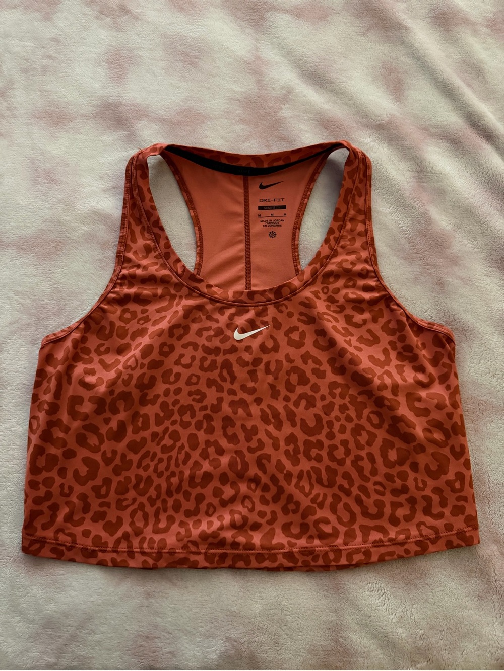 Nike Leopard Print Dri-FIT Crop Top